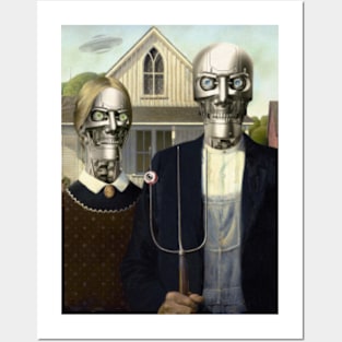 Robots Gothic Posters and Art